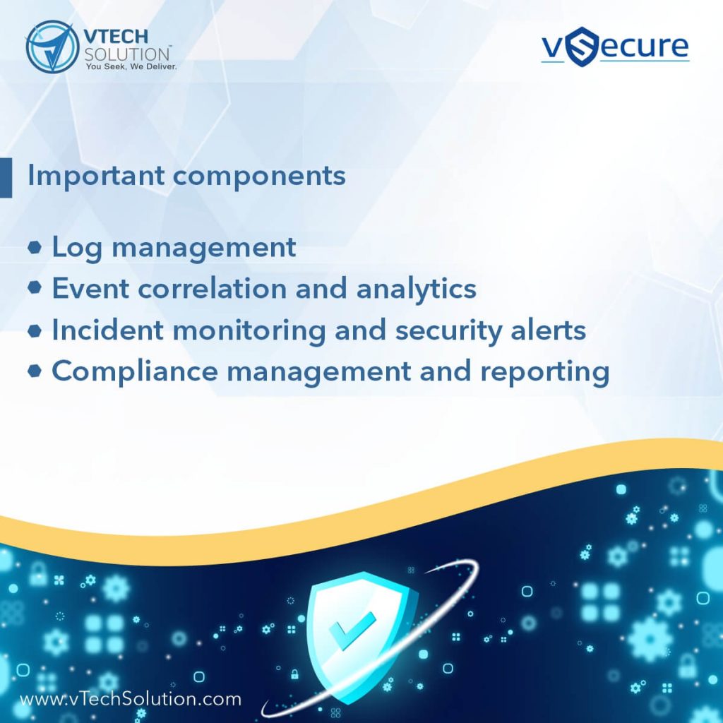 IMPORTANT COMPONENTS in SIEM