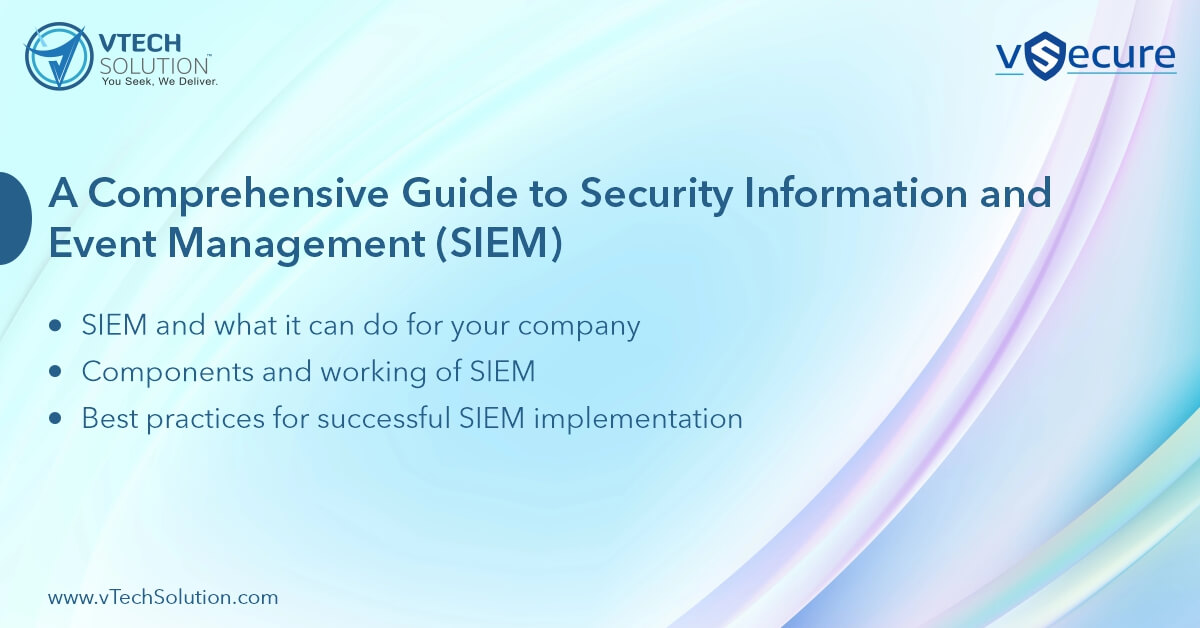 guide to security information and event management